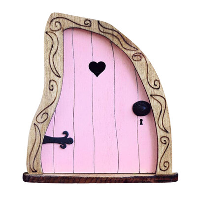 Ξύλινη μινιατούρα Fairy Gnome Παράθυρο Πόρτα Elf Home Creative Tree Door Home Παιδικά παιχνίδια Διακόσμηση κήπου Μινιατούρες