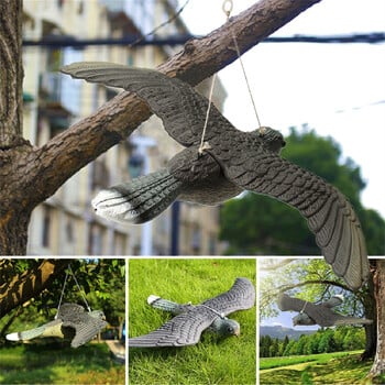 3D Fake Flying Falcon Hawk Bird Repellent Decoy Scarer Scarer Garden Scarerer Στολίδι για Διακόσμηση αυλής κυνηγιού