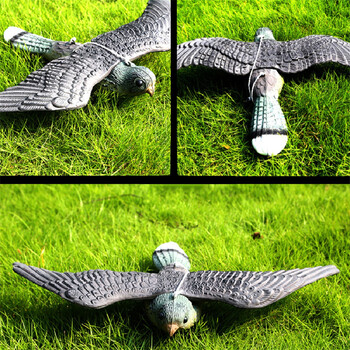 3D Fake Flying Falcon Hawk Bird Repellent Decoy Scarer Scarer Garden Scarerer Στολίδι για Διακόσμηση αυλής κυνηγιού