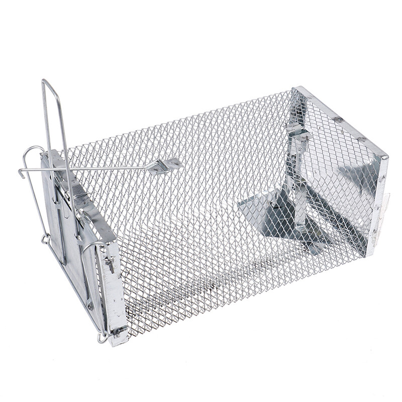 1PC домакински непрекъснат капан за мишки с голямо пространство Автоматичен капан за плъхове и змии Клетка Безопасен и безвреден високоефективен инструмент за капан за мишки