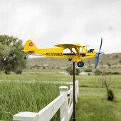 3D Plane Garden Weather Bane Plug Decor Αντιδιαβρωτικό μεταλλικό βύσμα αεροπλάνου Ανεμόμυλος Αδιάβροχα στολίδια για εξωτερικό κήπο