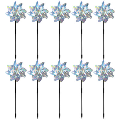 3D Plane Garden Weather Bane Plug Decor Αντιδιαβρωτικό μεταλλικό βύσμα αεροπλάνου Ανεμόμυλος Αδιάβροχα στολίδια για εξωτερικό κήπο