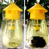Fruit Fly Trap Killer Yellow Plastic Drosophila Trap Anti Fly Fruit Fly killer Catcher Orchard Παγίδα εντόμων Προϊόντα ελέγχου παρασίτων