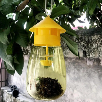 Fruit Fly Trap Killer Yellow Plastic Drosophila Trap Anti Fly Fruit Fly killer Catcher Orchard Παγίδα εντόμων Προϊόντα ελέγχου παρασίτων