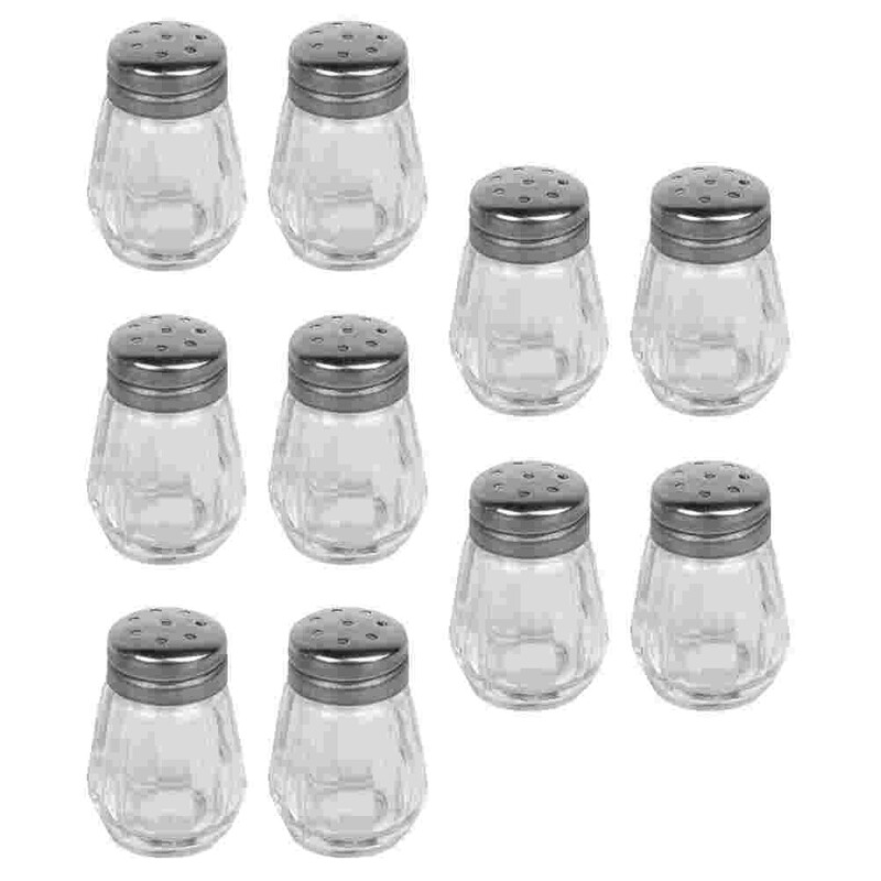 Мини солници Кухненски стъклени бутилки за подправки Бутилки за пипер Контейнери за подправки за барбекю Контейнер за съхранение на кафе на зърна
