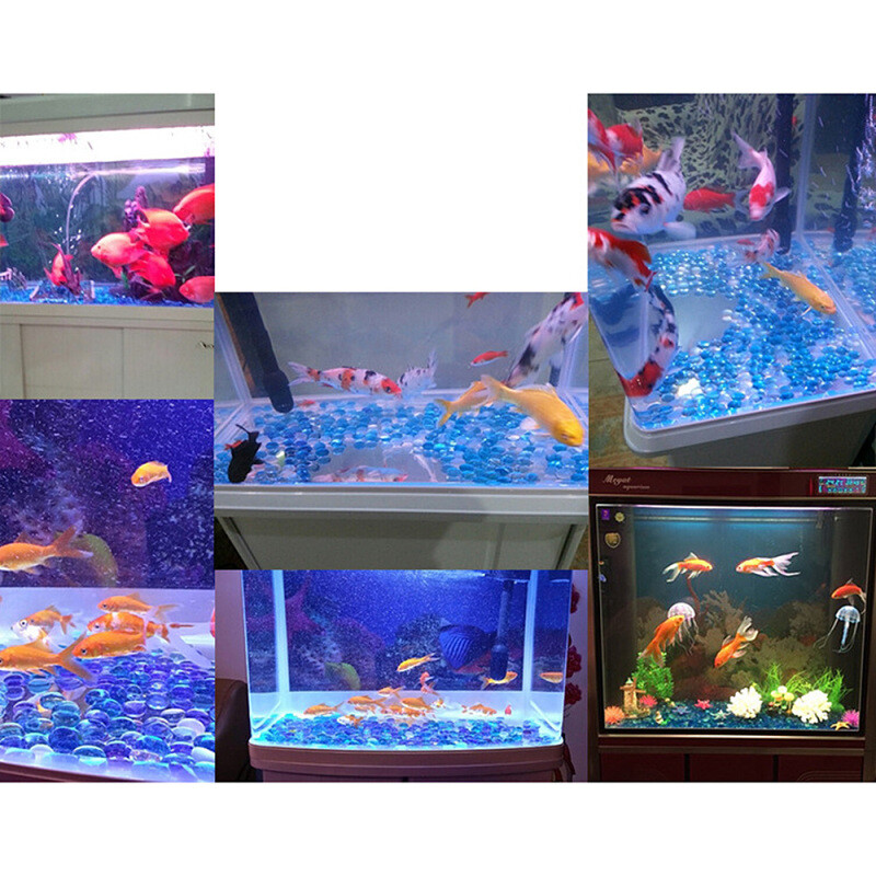 100g смесени цветни стъклени скъпоценни камъни Камъчета Плоски мрамори за украса на ваза Направи си сам декорация на аквариум