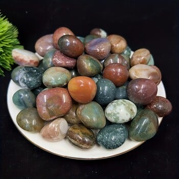 1,76 oz Pure Natural Ocean Jasper Rolling Large Particle Flower Flower Tank Fish Tank Decorative DIY Aromatherapy Diffuser Healer