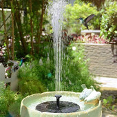 1 τμχ Solar Fountain Bird Bath Water,Εξωτερική πισίνα ηλιακή αντλία σιντριβάνι,Απαραίτητο το καλοκαίρι Κατάλληλο για λίμνες Πισίνες Κήπος