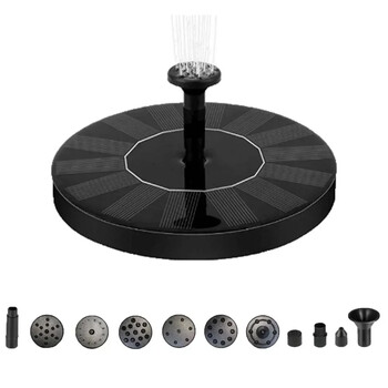 1 τμχ Solar Fountain Bird Bath Water,Εξωτερική πισίνα ηλιακή αντλία σιντριβάνι,Απαραίτητο το καλοκαίρι Κατάλληλο για λίμνες Πισίνες Κήπος