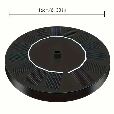 1 τμχ Solar Fountain Bird Bath Water,Εξωτερική πισίνα ηλιακή αντλία σιντριβάνι,Απαραίτητο το καλοκαίρι Κατάλληλο για λίμνες Πισίνες Κήπος