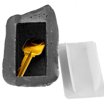 Hide-a-Spare-Key Fake Rock Outdoor Garden Safe Box Απόκρυψη κλειδιών σε πέτρινη θυρίδα αποθήκευσης για υπαίθριο κήπο ή αυλή