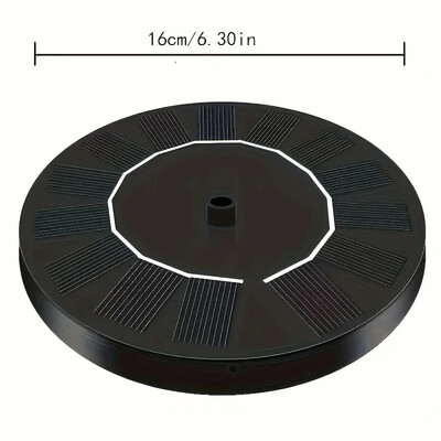 1 τμχ Solar Fountain Bird Bath Water,Eξωτερική πισίνα Solar Solar Pump,Απαραίτητο το καλοκαίρι Κατάλληλο για λίμνες Πισίνες Κήπος