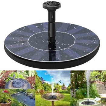 Solar Floating Water Fountain Bird Bath Fountain Pump Pond Decoration Solar Powered Fountain Water Pump for Garden and Patio