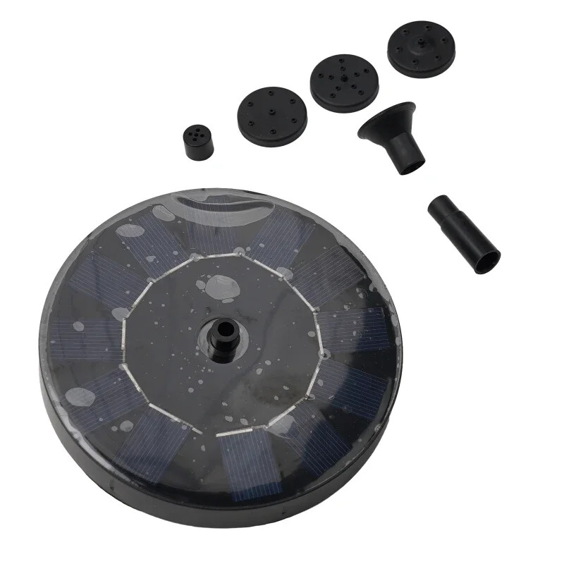 Соларен плаващ воден фонтан Баня за птици Фонтан Помпа Декорация на езерце Соларен захранван фонтан Водна помпа за градина и вътрешен двор