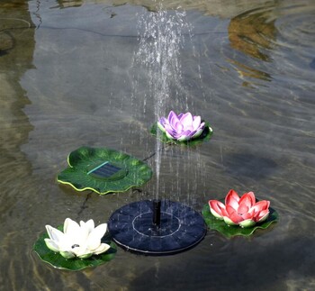 FAIRYSTAR Mini Solar Floating Water For Garden Pool Pond Decoration Solar Floating Fountain For Garden Yard Pool DECOR