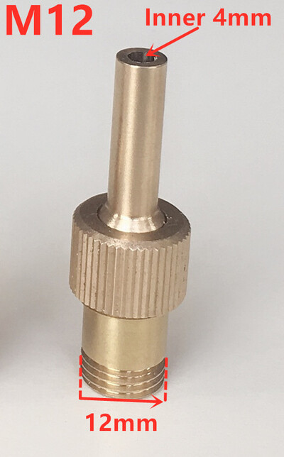 M6 M8 M10 M12 väliskeere Micro Pure Jet sirge veekardina purskkaevu düüside pea