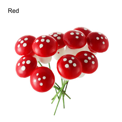10 buc ciuperci din spumă artificială, plante în ghivece, figurine în miniatură, ornament de grădină, bricolaj, bricolaj, accesorii pentru decorarea casei