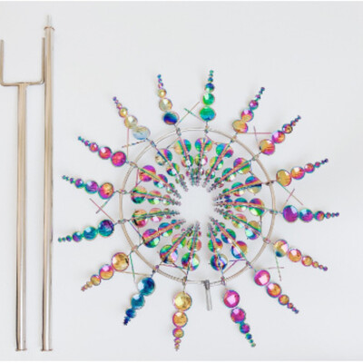 2023new Unique Magical Metal Windmill Outdoor Wind Spinners Wind Collectors Αίθριο αυλής Διακόσμηση κήπου εξωτερικού χώρου