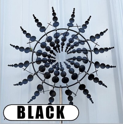 2023new Unique Magical Metal Windmill Outdoor Wind Spinners Wind Collectors Αίθριο αυλής Διακόσμηση κήπου εξωτερικού χώρου