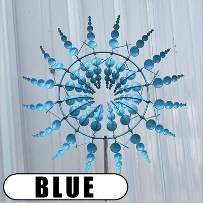 2023new Unique Magical Metal Windmill Outdoor Wind Spinners Wind Collectors Αίθριο αυλής Διακόσμηση κήπου εξωτερικού χώρου