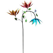 Πολύχρωμα Wind Spinners Μοναδικά γλυπτά ζώων Windmill Magical Wind Powered Metal Περιστρεφόμενος Ανεμόμυλος για Εξωτερική Αίθριο αυλής