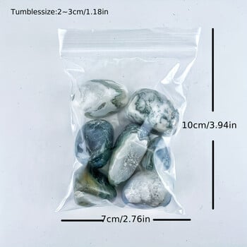 50g Moss Agate Tumble Minerals Δείγμα Πέτρινο Ενυδρείο Διακόσμηση σπιτιού