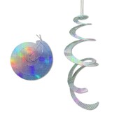 Garden Bird Repeller Pet Reflective Strong Flash Thickening Elastic Lanyard Διακόσμηση κήπου Windmill Decor Spiral Laser