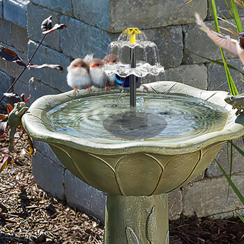 Solar Water Pump Pump Garden Decor DIY Solar Fountain Pump Kit με 6 ακροφύσια και καλώδιο τροφοδοσίας 7,6 Ft Solar Fountain For Yard