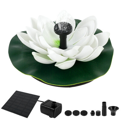 Solar Water Pump Pump Garden Decor DIY Solar Fountain Pump Kit με 6 ακροφύσια και καλώδιο τροφοδοσίας 7,6 Ft Solar Fountain For Yard