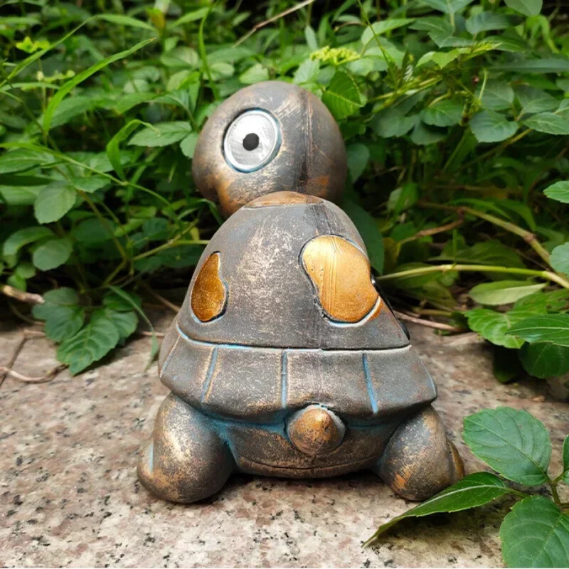 Слънчева светлина за градински животни Външна градинска светлина Декорация за животни Светлина LED градински статуи Пейзажна светлина Домакински