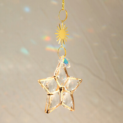 Suncatcher Κρεμαστά Κρυστάλλινα Βιτρώ Suncatcher Rainbow Prism Suncatcher Παράθυρο Μπαλκόνι Κήπος Εξωτερική διακόσμηση Κρυστάλλινα