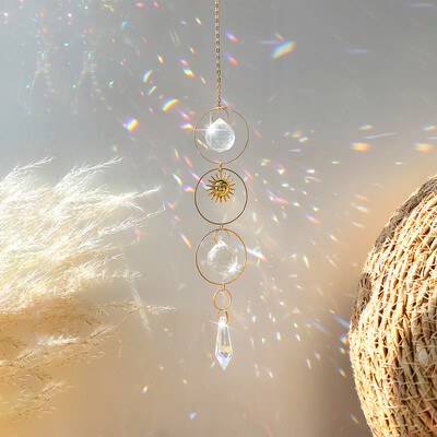 Suncatcher Κρεμαστά Κρυστάλλινα Βιτρώ Suncatcher Rainbow Prism Suncatcher Παράθυρο Μπαλκόνι Κήπος Εξωτερική διακόσμηση Κρυστάλλινα