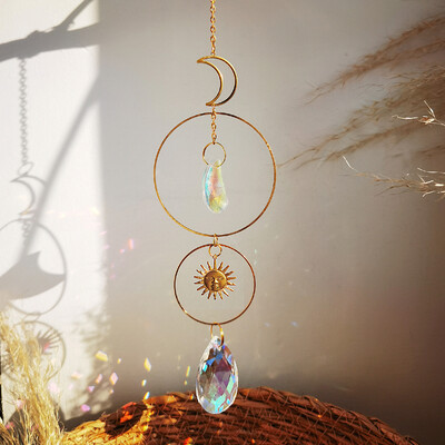 Suncatcher Κρεμαστά Κρυστάλλινα Βιτρώ Suncatcher Rainbow Prism Suncatcher Παράθυρο Μπαλκόνι Κήπος Εξωτερική διακόσμηση Κρυστάλλινα
