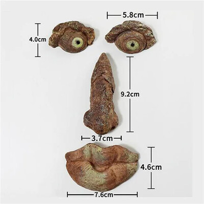 Δέντρο Monster Five Senses Ρητίνη Στολίδι Κορμός δέντρου Five Senses Διακόσμηση Εξωτερικής βεράντας Δημιουργική κρεμαστή διακόσμηση