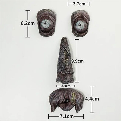Δέντρο Monster Five Senses Ρητίνη Στολίδι Κορμός δέντρου Five Senses Διακόσμηση Εξωτερικής βεράντας Δημιουργική κρεμαστή διακόσμηση