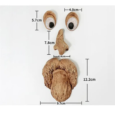 Δέντρο Monster Five Senses Ρητίνη Στολίδι Κορμός δέντρου Five Senses Διακόσμηση Εξωτερικής βεράντας Δημιουργική κρεμαστή διακόσμηση