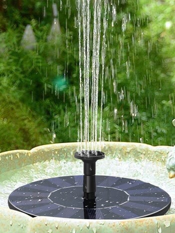 Solar Floating Water Fountain Bird Bath Fountain Pump Πολυλειτουργική ηλιακή αντλία νερού σιντριβάνι για εξωτερική πισίνα πισίνας