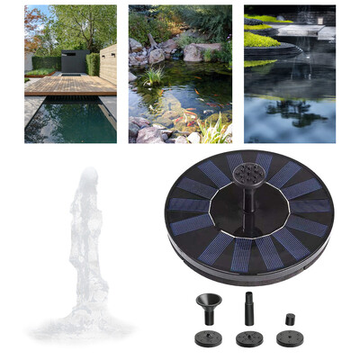 Solar Floating Water Fountain Bird Bath Fountain Pump Πολυλειτουργική ηλιακή αντλία νερού σιντριβάνι για εξωτερική πισίνα πισίνας