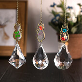 Κρυστάλλινο Φωτιστικό Sun Catchers Κρεμαστό Κολοκύθα Γάτα Κρεμαστό Κήπος Ανεμοδαρμένο ελαφρύ πρίσμα κρεμαστό μενταγιόν Κρυστάλλινο κόσμημα Διακόσμηση κήπου