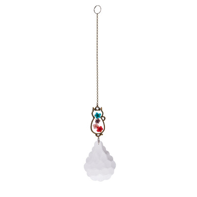 Κρυστάλλινο Φωτιστικό Sun Catchers Κρεμαστό Κολοκύθα Γάτα Κρεμαστό Κήπος Ανεμοδαρμένο ελαφρύ πρίσμα κρεμαστό μενταγιόν Κρυστάλλινο κόσμημα Διακόσμηση κήπου