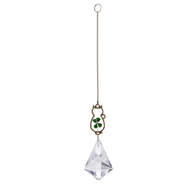 Κρυστάλλινο Φωτιστικό Sun Catchers Κρεμαστό Κολοκύθα Γάτα Κρεμαστό Κήπος Ανεμοδαρμένο ελαφρύ πρίσμα κρεμαστό μενταγιόν Κρυστάλλινο κόσμημα Διακόσμηση κήπου