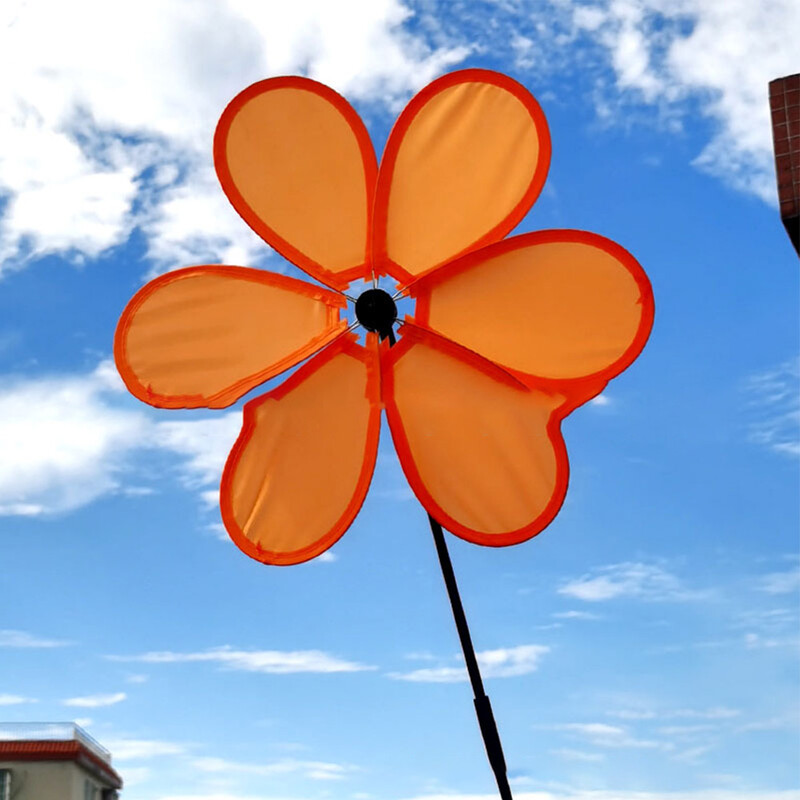 Градинска вятърна мелница Цветни цветя Вятърни мелници Spinner Wind Домашен декоративен двор Външен двор Орнаменти за деца Подаръци