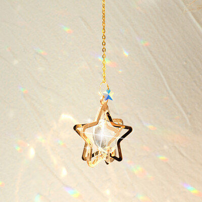 Sun Prism Star Crystal Light Catcher Διακόσμηση Κηπουρικής Suncatcher Rainbow Outdoor Sun Catchers Παράθυρο Αυλή Κρυστάλλινο Διακόσμηση σπιτιού