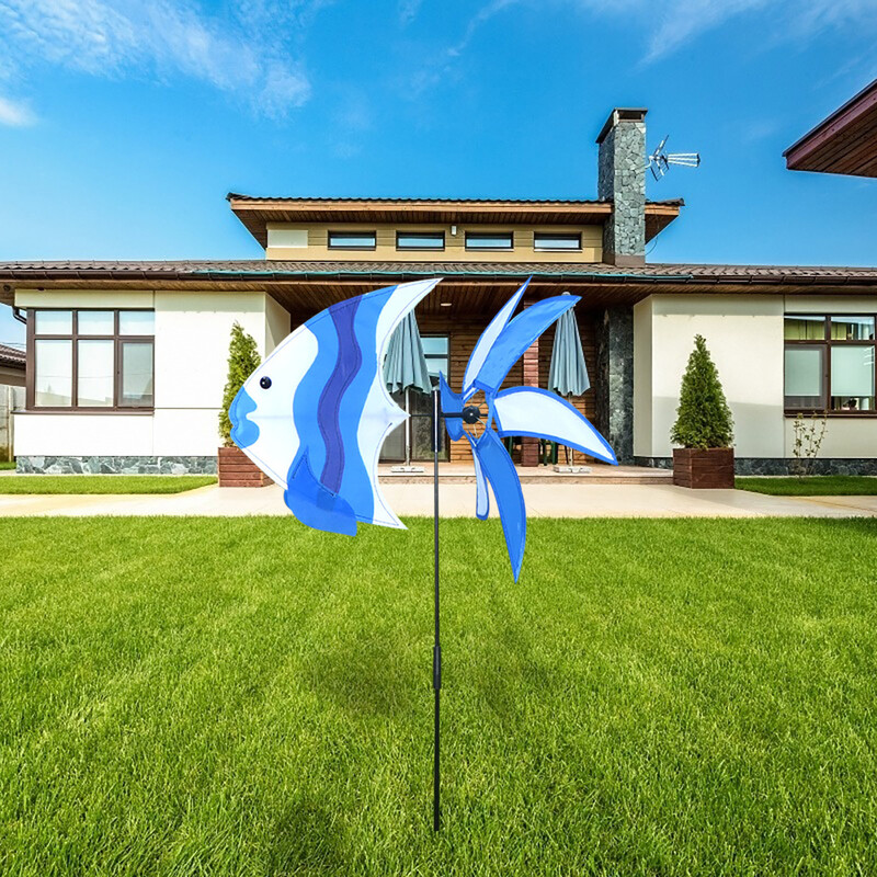 Цветни играчки за вятърна мелница Вятърна мелница Вятърна мелница Начало Градина Декорация на двора Подаръци на открито Детска играчка Плаши птиците Wind Spinner