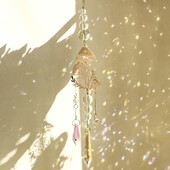 Mushroom Suncatcher Κρυστάλλινο Suncatcher Παράθυρο Wind Chimes Chakra Prisma Garden Suncatchers Art Κρεμαστά στολίδια Εξωτερική διακόσμηση