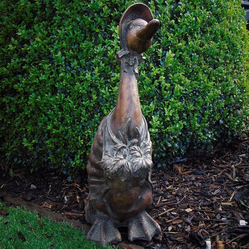 Великденски заек от смола Статуи на открито Орнамент Декорация Градинска скулптура Статуи Декор Прекрасни статуи Фигурки на животни