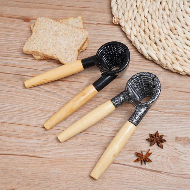 Лешникотрошачка против ръжда Спестява време Трудоспестяваща щипка за кестен Неплъзгаща се дръжка Пружинен дизайн Лешникотрошачка Отварачка за ядки за дома