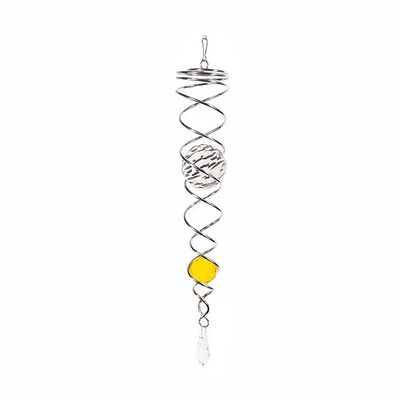 Sun Catcher Wind Spinner Διακοσμητικό Spiral Spiral Wind Spinner Looking Ball Spiral Tail Wind Spinner Stabilizer Κρεμαστά κρύσταλλα