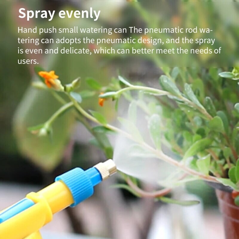 Произволно изберете едно в синьо и червено Ръчна въздушна помпа с високо налягане Ръчен пръскачка Регулируема бутилка за напитки Накрайник за пръскане Garde