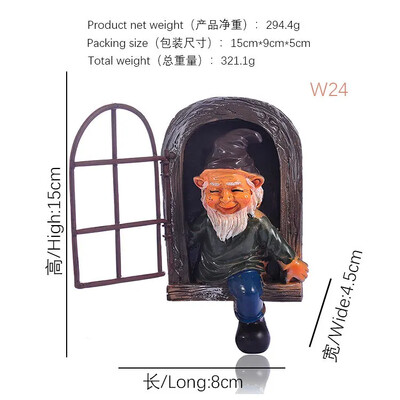 Ξωτικό Figure Resin Micro Landscape Outdoor Figurine Στολίδι Fairy Garden Statue Miniatures Courtyard